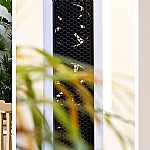 Verticale designradiator voor koelen én verwarmen